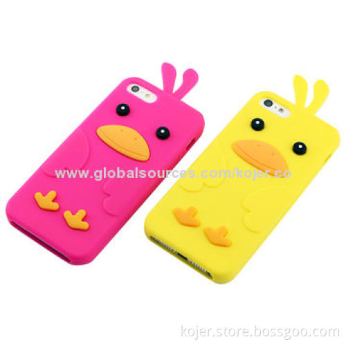 Hot Silicone Mobile Phone Cover for iPhone 5S, OEM Orders Welcomed